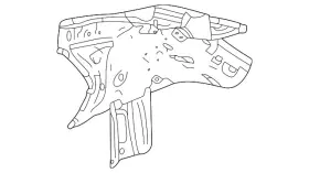 60003512 Gm Genuine Driver Side Quarter Inner Panel