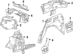 60004020 Gm Genuine Rear Panel