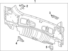 60007703 Gm Genuine Rear Body Panel