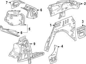 60008818 Gm Genuine Inner Quarter Panel