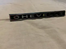 7656571 Gm 1967 Chevy Chevelle Trunk Lid Emblem Nameplate Ss Near Nos Quality