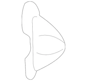 84106821 Gm Genuine Driver Side Liftgate Bump Stop Bracket