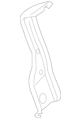 84324343 Gm Genuine Driver Side Body Lock Pillar Inner Panel