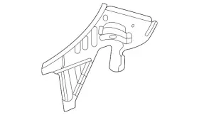84520168 Gm Genuine Passenger Side Quarter Inner Panel Extension