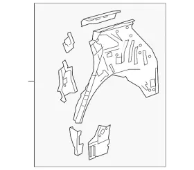 84734974 Gm Genuine F Panel