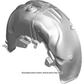 84865960 Gm Genuine Rear Passenger Side Wheelhouse Liner