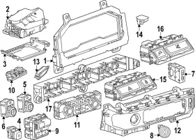 85031886 Gm Genuine Head-up Display