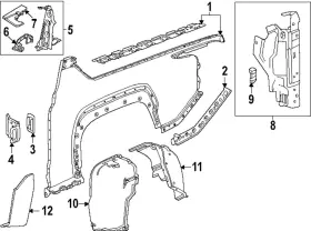 85031887 Gm Genuine Quarter Panel