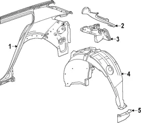 85069605 Gm Genuine Wheelhouse Liner