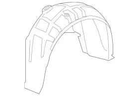 85121989 Gm Genuine Wheelhouse Liner