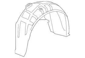 85121991 Gm Genuine Wheelhouse Liner