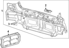 85707462 Gm Genuine F Panel