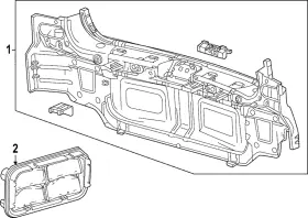 86525944 Gm Genuine F Panel