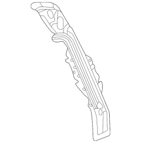 86572495 Gm Genuine Rear Reinforced