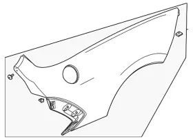 87861824 Gm Genuine F Panel