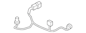 89045614 Gm Genuine Headlamp Wiring Harness