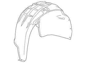 90922667 Gm Genuine Driver Side Rear Wheelhouse Liner