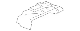 95215177 Gm Genuine Passenger Side Rear End Upper Panel Reinforcement Extension