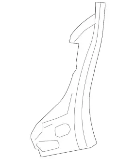 95328436 Gm Genuine Passenger Side Back Body Pillar Lower Inner Panel