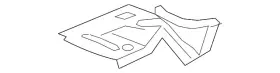 95472253 Gm Genuine Passenger Side Rear End Upper Panel Reinforcement Extension