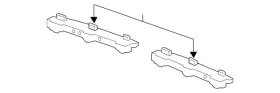 95999959 Gm Genuine Rear Bumper Fascia Bracket