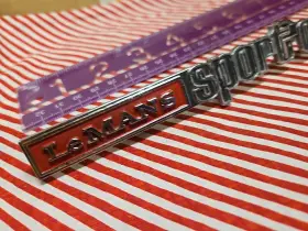 9858314 Gm 1970 1977 Lemans Sport Coupe Badge Logo Emblem Nameplate Insert Ornament Trim