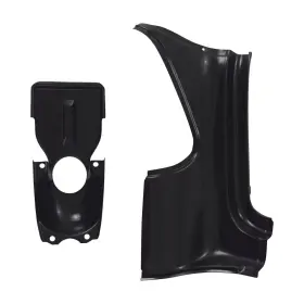 Qp-13-56rl Golden Star 56 Chevy Left Rear Inner Quarter To Trunk Corner Panel With Filler Brace 1956