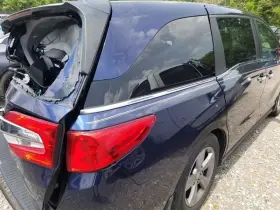 160-10347r Honda 18-19 Odyssey Oem Passenger Right Quarter Panel Cut Blue