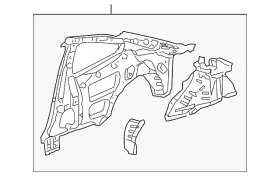 64700-sdn-305zz Honda Genuine Panel Comp Set L