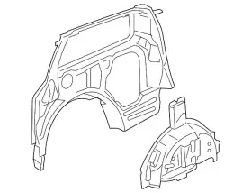64700-shj-a62zz Honda Genuine Panel L Rear Inside Qty 1