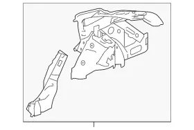 64700-tp6-305zz Honda Genuine Panel L Rear Inside