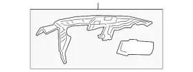 64710-tva-a00zz Honda Genuine Upper Panel
