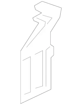 64720-tva-a00zz Honda Genuine Lower Extension