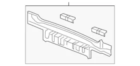 65750-shj-315zz Honda Genuine Cross-member Set Rear Floor Qty 1