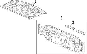66100-30a-306zz Honda Genuine 2023-2024 Accord - Rear Body Panel