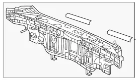 66100-3w0-305zz Honda Genuine Rear Body Panel 66100-3w0-305zz Honda Genuine Rear Body Panel