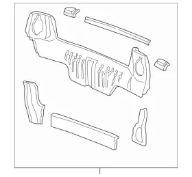 66100-s00-a10zz Honda Genuine Panel Rear