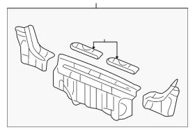 66100-sln-a00zz Honda Genuine Panel Rear