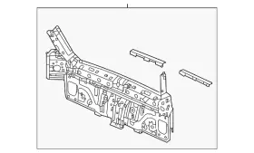66100-t45-h01zz Honda Genuine Rear Body Panel