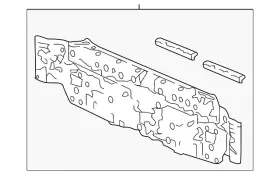 66100-tva-306zz Honda Genuine Rear Body Panel