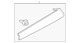 72545-tk8-a01zm Honda Genuine Rail Cover