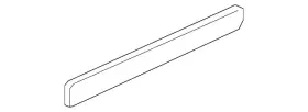 72585-shj-a00zz Honda Genuine 2005-2010 Odyssey - Cover L Slide Door Center Rail 72585shja00zz