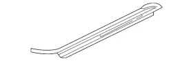 72585-thr-a00 Honda Genuine Rail Cover