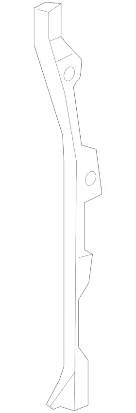 74415-t6z-a01 Honda Genuine Quarter Panel Reinforcement