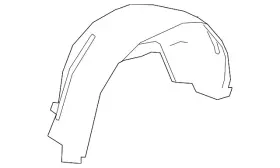 74551-t6z-a00 Honda Genuine Wheelhouse Liner