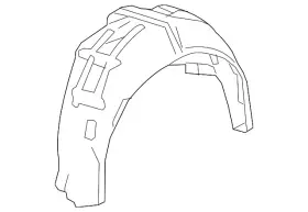 74590-t2f-a01 Honda Genuine Splash Shield