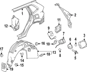 74720-3d4-a00za Honda Genuine Insulator