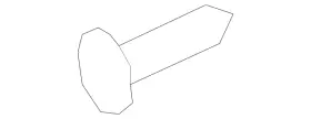 12493-06207-b Hyundai Genuine Fender Liner Screw