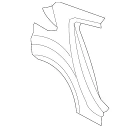 71504-2vc75 Hyundai Genuine Quarter Panel