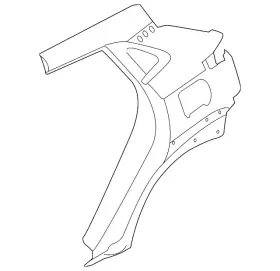 71504-k2c30 Hyundai Genuine Quarter Panel